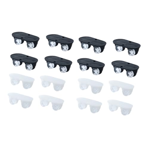 Warmhm 16 Stück Selbstklebende Möbelrollen Verschleißfeste für Aufbewahrungsboxen und Mülleimer Geräuscharm Kratzfrei Geeignet für Glatte Oberflächen Schwarz und Weiß Warmhm 16 Stück Selbstklebende Möbelrollen Verschleißfeste für Aufbewahrungsboxen und Mülleimer Geräuscharm Kratzfrei Geeignet für Glatte Oberflächen Schwarz und Weiß von Warmhm