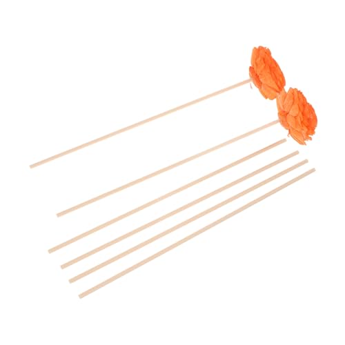 Warmhm 1Satz Aromatherapie Diffusorstäbchen Dekorative Blumen Stäbchen für Ätherische Öle für Raumduft und Aromatherapie Set Orange mit Rattan Diffusorstäben Warmhm 1Satz Aromatherapie Diffusorstäbchen Dekorative Blumen Stäbchen für Ätherische Öle für Raumduft und Aromatherapie Set Orange mit Rattan Diffusorstäben von Warmhm