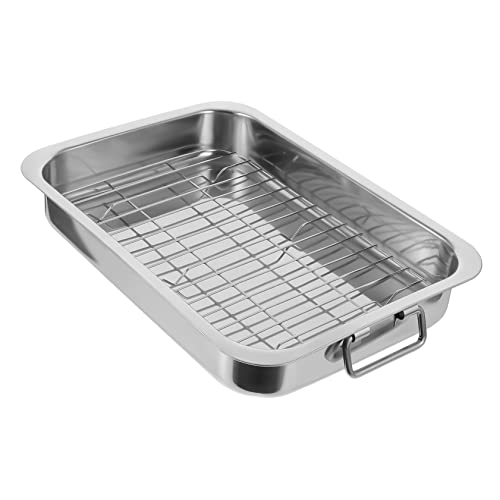 Warmhm 1Satz Backblechset mit Gestell Mehrzweck Backform für Kuchen und Desserts Einweihungsgeschenk für Freunde und Langlebig Bedienen von Warmhm