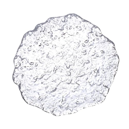 Warmhm 1Stück Lebensmittelservierplatte aus Glatte Oberfläche für Desserts Snacks Hochwertiges Lebensmittelechtes Material für Partys Hochzeiten von Warmhm