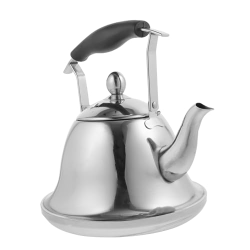 1stück Edelstahl Teekessel Mit Schmalem Ausguss Und Deckel Langlebiger Wasserkocher Für Sicheres Und Hygienisches Teekochen Für Verschiedene Getränke Geeignet von Warmhm