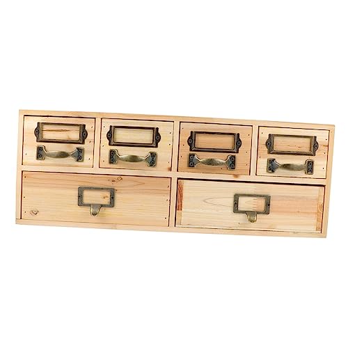 Warmhm Aufbewahrungsbox Mit Deckel Kosmetik-organizer Tischaufbewahrung Schublade Natürliche Holz-desktop-aufbewahrung Geeignet Für Wohnheim Büro von Warmhm