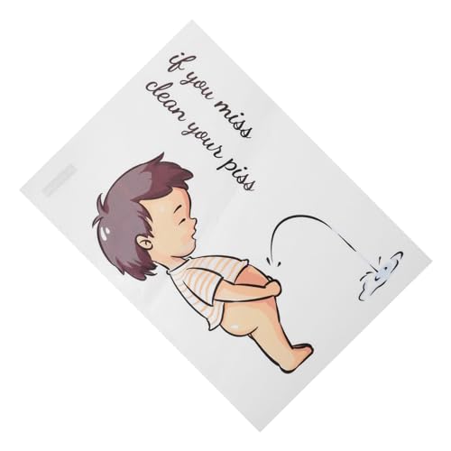 Warmhm 2 Blätter Toilettenaufkleber Wc Sitz Dekor Selbstklebend Motiv Spruch If You Miss Clean Your Piss Badezimmer Wand Fenster Sticker für Glatte Flächen Warmhm 2 Blätter Toilettenaufkleber Wc Sitz Dekor Selbstklebend Motiv Spruch If You Miss Clean Your Piss Badezimmer Wand Fenster Sticker für Glatte Flächen von Warmhm