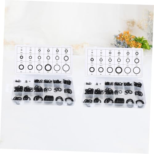 Warmhm 2 Boxen Gummidichtungsring O ringe in Weich Elastisch Kabel Dichtung Sortiment für Auto Boot Wohnmobil Reparatur mit Wiederverschließbarer Box Warmhm 2 Boxen Gummidichtungsring O ringe in Weich Elastisch Kabel Dichtung Sortiment für Auto Boot Wohnmobil Reparatur mit Wiederverschließbarer Box von Warmhm
