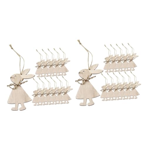 Warmhm 2 Sätze Hasenanhänger Aus Holz Hasenornamente Hase Hängende Verzierung Dekorative Hasenverzierung Süße Ornamente Kleine Ornamente Für Den Innenbereich Hausdekoration 12 Stück * 2 Warmhm 2 Sätze Hasenanhänger Aus Holz Hasenornamente Hase Hängende Verzierung Dekorative Hasenverzierung Süße Ornamente Kleine Ornamente Für Den Innenbereich Hausdekoration 12 Stück * 2 von Warmhm