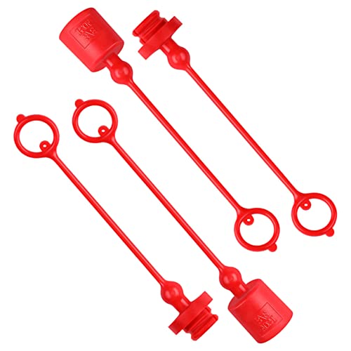 Warmhm 2 Sätze Stecker Staubschutzkappe Kunststoff Roter Faden von Warmhm