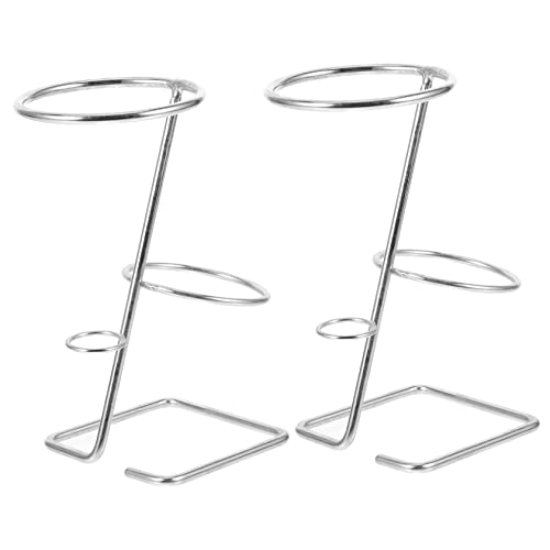 Warmhm 2 Stck Eiscreme Cone Halter aus Stabiler Displayständer für Eiswaffeln Pommes und Popcorn für Feierlichkeiten und Veranstaltungen von Warmhm