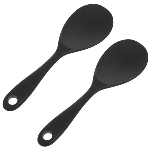 Warmhm 2 Stück Antihaft Reislöffel Großes Servierbesteck Spatel Vielseitig Für Reis Suppen Salate Spülmaschinenfest Küchenhelfer Warmhm 2 Stück Antihaft Reislöffel Großes Servierbesteck Spatel Vielseitig Für Reis Suppen Salate Spülmaschinenfest Küchenhelfer von Warmhm