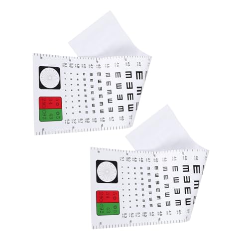Warmhm 2 Stück Augen Testtafel Wandchart Visual Testing Chart für Sehschärfentest Langlebige Augendiagramm zum Einfachen Testen für Zuhause und Warmhm 2 Stück Augen Testtafel Wandchart Visual Testing Chart für Sehschärfentest Langlebige Augendiagramm zum Einfachen Testen für Zuhause und von Warmhm