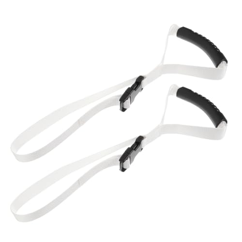 Warmhm 2 Stück Auto Türgriff für Ältere Menschen Rutschfester Stabiler Haltegriff zur Sicheren Ein Ausstiegshilfe Vielseitiger Fenstergriff Einfache Montage ohne Werkzeug Weiße Farbe von Warmhm