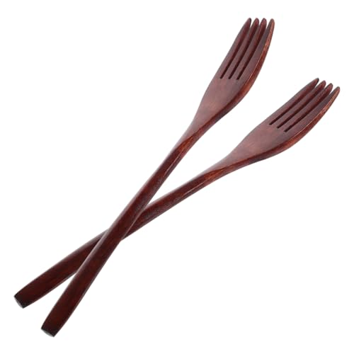 Warmhm 2 Stück Holz Salatbesteck Multifunktionale Rührgabeln aus Holz für und Nudelgerichte Langlebige Küchenutensilien mit Elegantem Design und Benutzerfreundlich Warmhm 2 Stück Holz Salatbesteck Multifunktionale Rührgabeln aus Holz für und Nudelgerichte Langlebige Küchenutensilien mit Elegantem Design und Benutzerfreundlich von Warmhm