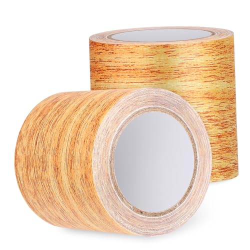 Warmhm 2 Stück Holzoptik Reparaturband Realistische Holzmaserung Stark Haftendes Klebeband für Möbel Boden Tür Laminatreparatur Vielseitig Einsetzbar Robustes Opp pe Material Rustikaler Warmhm 2 Stück Holzoptik Reparaturband Realistische Holzmaserung Stark Haftendes Klebeband für Möbel Boden Tür Laminatreparatur Vielseitig Einsetzbar Robustes Opp pe Material Rustikaler von Warmhm