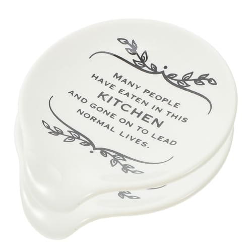 Warmhm 2 Stück Keramik Löffelablage Kompakt Kleiner Löffelhalter mit Glatter Oberfläche und Stabilem Design Eleganter Küchenhelfer für Esszimmer und Tischdekoration Leicht zu Reinigen Warmhm 2 Stück Keramik Löffelablage Kompakt Kleiner Löffelhalter mit Glatter Oberfläche und Stabilem Design Eleganter Küchenhelfer für Esszimmer und Tischdekoration Leicht zu Reinigen von Warmhm