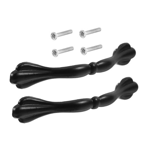 Warmhm 2 Stück Küchenschrank Griff Robuste für Hardware für Möbel Einfache Installation Schwarz Multifunktionale Möbelgriffe Warmhm 2 Stück Küchenschrank Griff Robuste für Hardware für Möbel Einfache Installation Schwarz Multifunktionale Möbelgriffe von Warmhm