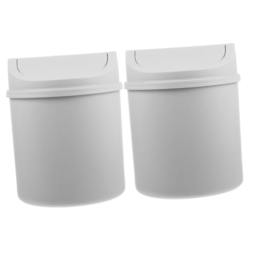 Warmhm 2 Stück Mini Desktop Mülleimer mit Deckel Kompakter Tischabfallbehälter aus Langlebigem Geruchsneutral Platzsparend für Büro Bad Küche und Wohnzimmer Warmhm 2 Stück Mini Desktop Mülleimer mit Deckel Kompakter Tischabfallbehälter aus Langlebigem Geruchsneutral Platzsparend für Büro Bad Küche und Wohnzimmer von Warmhm
