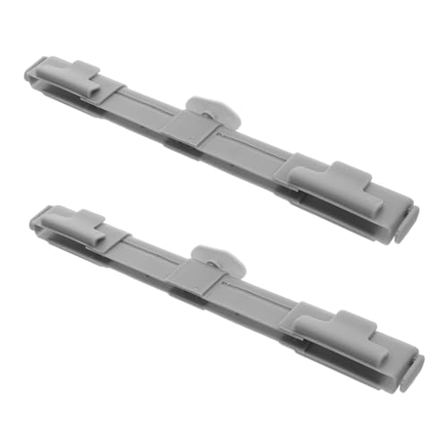 Warmhm 2 Stück Müllsortierklammern Verstellbare Müllbeutelhalter für Trocken Nassabfall Dehnbare Abfallbehälterklammern Vielseitig Einsetzbar zur Sicheren Befestigung von Plastiktüten von Warmhm