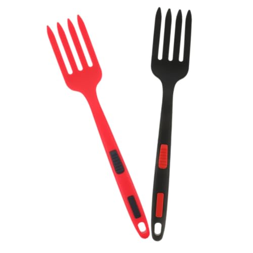 Warmhm 2 Stück Multifunktionale Silikon kochgabel Spaghettigabel mit Glatten Kanten Hitzebeständig Leicht Klein für Küche Camping Restaurant Haushalt Warmhm 2 Stück Multifunktionale Silikon kochgabel Spaghettigabel mit Glatten Kanten Hitzebeständig Leicht Klein für Küche Camping Restaurant Haushalt von Warmhm