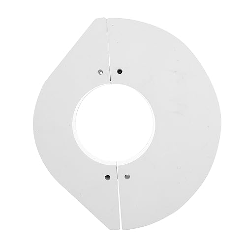 Warmhm 2 Stück PVC Abflussplatten für Drainage Hochtemperaturbeständig Säure und Alkaliresistent zum Verschließen von Reservelöchern Installieren von Warmhm