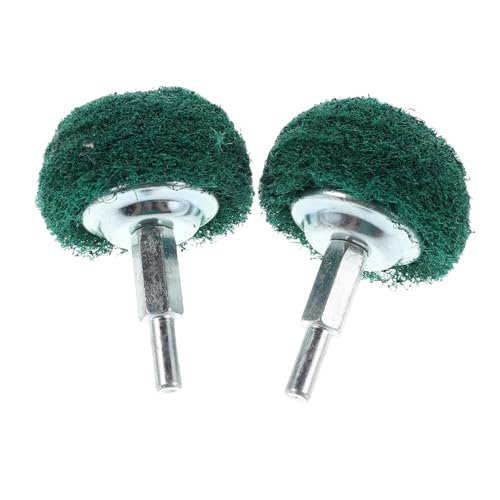 Warmhm 2 Stück Pilz-schleifkopf Polierscheibe Grün mit Faserflügel-rad für Präzises Schleifen und Polieren von Metall Edelstahl Schmuck Holz Kunststoff Keramik Glas Warmhm 2 Stück Pilz-schleifkopf Polierscheibe Grün mit Faserflügel-rad für Präzises Schleifen und Polieren von Metall Edelstahl Schmuck Holz Kunststoff Keramik Glas von Warmhm