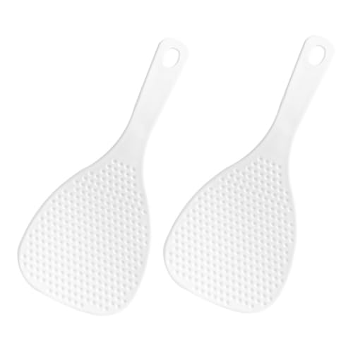 Warmhm 2 Stück Reislöffel Lebensmittelecht Bpa Frei Wiederverwendbar Antihaftbeschichtet Hitzebeständig Ergonomisch Geformter Griff Leicht und Langlebig für Reiskocher und Küchengebrauch Warmhm 2 Stück Reislöffel Lebensmittelecht Bpa Frei Wiederverwendbar Antihaftbeschichtet Hitzebeständig Ergonomisch Geformter Griff Leicht und Langlebig für Reiskocher und Küchengebrauch von Warmhm