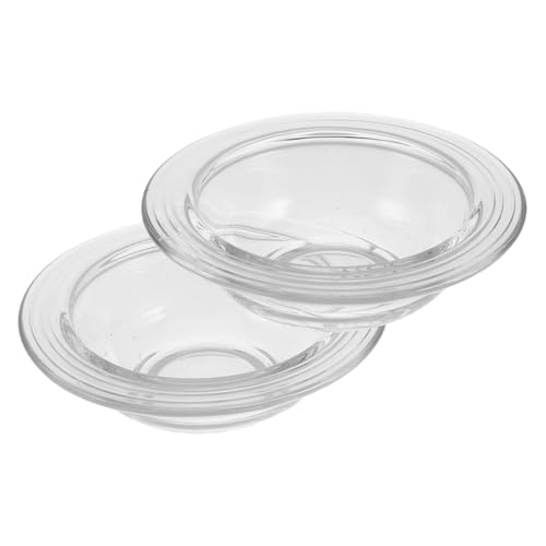Warmhm 2 Stück Teiliges Ersatz Wax Melt Tray aus Hitzebeständigem Glas Langlebige Robuste Wax Warmer Replacement Plate für Aromatherapie und Heimdekoration Warmhm 2 Stück Teiliges Ersatz Wax Melt Tray aus Hitzebeständigem Glas Langlebige Robuste Wax Warmer Replacement Plate für Aromatherapie und Heimdekoration von Warmhm