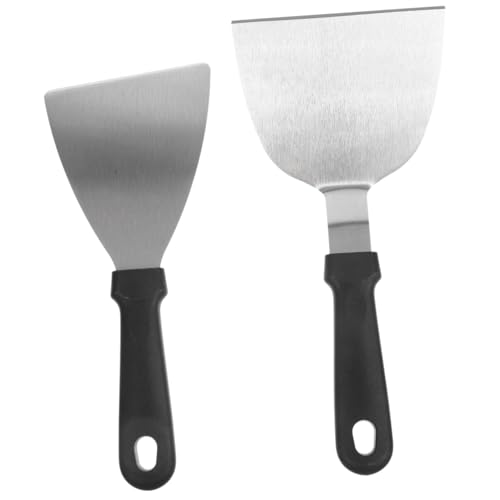 Warmhm 2 Stück Teiliges Steakspatel Set mit Hitzebeständigen Griffen Vielseitiger Bratenwender für Grill Pfanne und BBQ Langlebiges Kochwerkzeug für Wenden und Braten Warmhm 2 Stück Teiliges Steakspatel Set mit Hitzebeständigen Griffen Vielseitiger Bratenwender für Grill Pfanne und BBQ Langlebiges Kochwerkzeug für Wenden und Braten von Warmhm