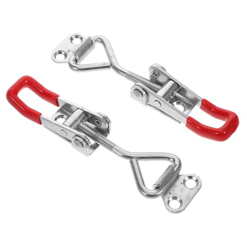 Warmhm 2 Stück Verstellbare Toggle Latch Klemmen Robuste Selbstverriegelung für Türen und Möbel für Zuhause Büro und von Warmhm