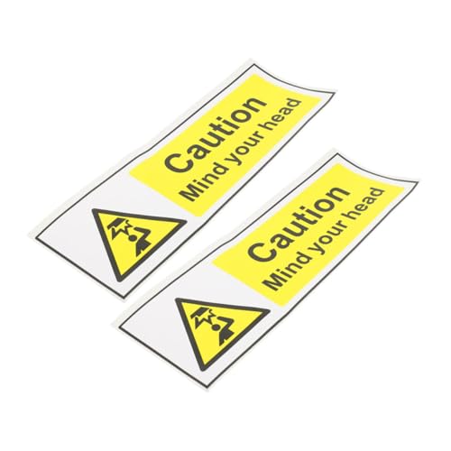 Warmhm 2 Stück Warnschild Aufkleber Niedrige Decke Warnhinweis Selbstklebend Für Zuhause Büro Werkstatt Sicherheitswarnung Warmhm 2 Stück Warnschild Aufkleber Niedrige Decke Warnhinweis Selbstklebend Für Zuhause Büro Werkstatt Sicherheitswarnung von Warmhm