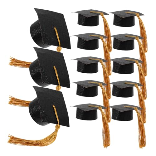 Warmhm 20 Stück Mini Doktorhut Cake Topper - Tortendeko Für Graduierungsfeiern - Flaschenverschluss Und Weinstopper Perfekte Deko Für Abschlussfeier Und Graduation Party Warmhm 20 Stück Mini Doktorhut Cake Topper - Tortendeko Für Graduierungsfeiern - Flaschenverschluss Und Weinstopper Perfekte Deko Für Abschlussfeier Und Graduation Party von Warmhm