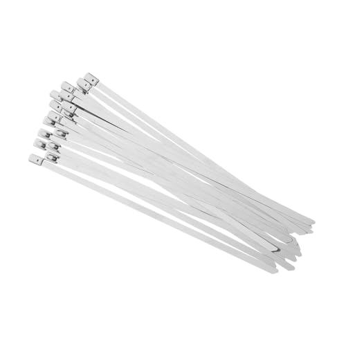 Warmhm 20 Stück Teiliges Edelstahl Selbstsichernd Rostfrei Uv-beständig für Kabelorganisation Industrie Auto Vielseitig Robust Langlebig Warmhm 20 Stück Teiliges Edelstahl Selbstsichernd Rostfrei Uv-beständig für Kabelorganisation Industrie Auto Vielseitig Robust Langlebig von Warmhm