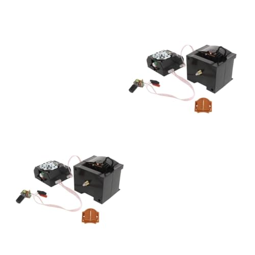 Warmhm 2St Kuckuckswanduhr Uhrwerk Austausch von Uhrmotoren Uhr ersatz mechanismus Plastik Black von Warmhm