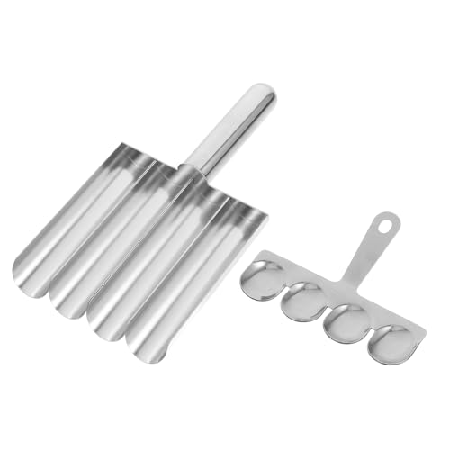 Warmhm 2Stücke Fleischbällchen Maker aus Rostfreiem Stahl Vielseitiges Küchengerät für Herstellung von Fleisch Fisch und Garnelenbällchen für Heimische Küche von Warmhm