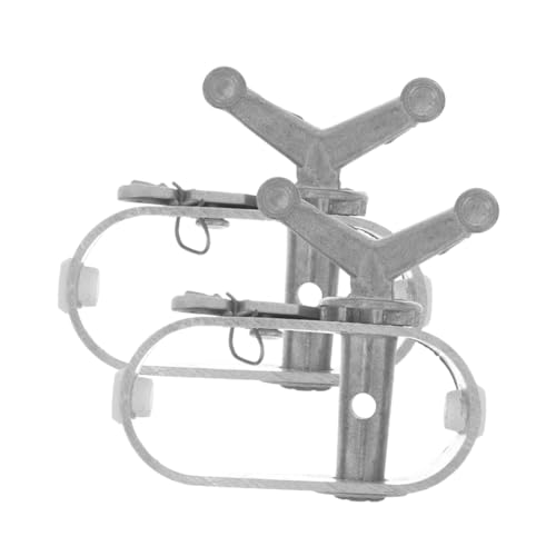 Warmhm 2Stücke Hochleistungs Stahlseilspanner Einstellbare Drahtspanner für Gewächshäuser und Pools Langlebig und Rostbeständig Vielseitig Einsetzbar Einfache Installation von Warmhm