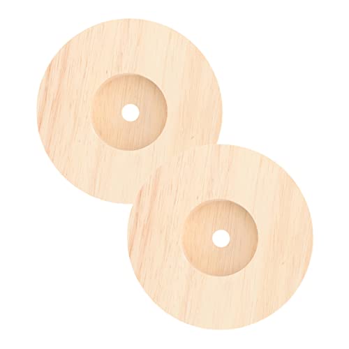 Warmhm Tischlampensockel Holz Rund Massivholz 2 Stück Display Lampe Basis Selbstgemacht Lampenständer mit Kabeldurchführung für LED Leuchten Kristallkugel Kunsthandwerk Präsentation Warmhm Tischlampensockel Holz Rund Massivholz 2 Stück Display Lampe Basis Selbstgemacht Lampenständer mit Kabeldurchführung für LED Leuchten Kristallkugel Kunsthandwerk Präsentation von Warmhm