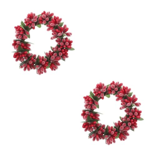 Warmhm 2st Tischkerzenhalter Kerzenschmuck Hängender Beerenkranz Feiertagskerzenringe Kleiner Beerenkranz Mini-kerzenkranz Kränze, Serviettenringe Simulation Beeren-mini-kränze Plastik Warmhm 2st Tischkerzenhalter Kerzenschmuck Hängender Beerenkranz Feiertagskerzenringe Kleiner Beerenkranz Mini-kerzenkranz Kränze, Serviettenringe Simulation Beeren-mini-kränze Plastik von Warmhm
