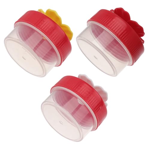 Warmhm 3 Handlicher Futterspender aus Robustem Kunststoff mit Austauschbaren Blüten Futteröffnungen Einfach zu Reinigen und Langlebig für Garten und Balkon Vogelbeobachtung Warmhm 3 Handlicher Futterspender aus Robustem Kunststoff mit Austauschbaren Blüten Futteröffnungen Einfach zu Reinigen und Langlebig für Garten und Balkon Vogelbeobachtung von Warmhm