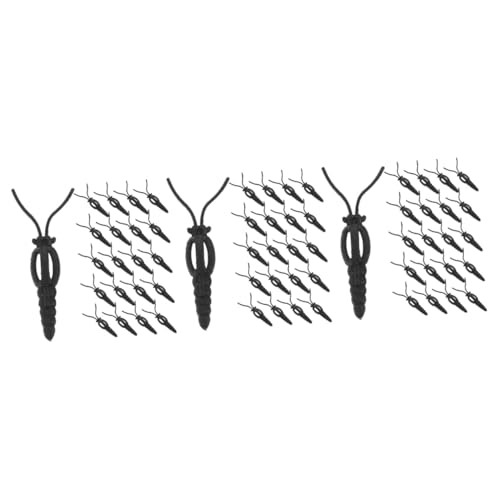 Warmhm 3 Sätze Schmetterling Zubehör Machen Zubehör Für Schmetterlingsteile DIY-zubehör Für Schmetterlinge Schmetterling Handwerk Party Bunt Schmetterling Liefert Schwarz Abs 50 Stück * 3 von Warmhm