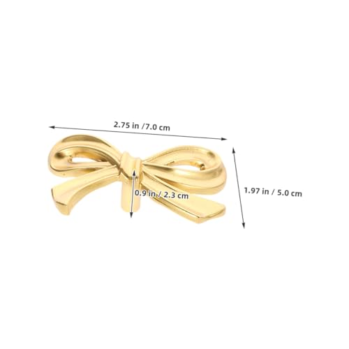 Warmhm 3 Satz Messing Möbelgriffe mit Bogenform Dekorative Schrankgriffe für Kommode Kleiderschrank Schuhschrank und Weinregal Stilvolle Schleifen design Schubladengriffe Leicht zu Warmhm 3 Satz Messing Möbelgriffe mit Bogenform Dekorative Schrankgriffe für Kommode Kleiderschrank Schuhschrank und Weinregal Stilvolle Schleifen design Schubladengriffe Leicht zu von Warmhm