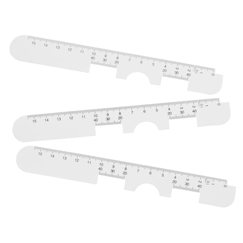 Warmhm 3 Stück Präzises Pupillendistanzlineal aus Robustem Kunststoff Schnelles und Zuverlässiges Messgerät für Optiker und Augenprüfungen Praktisches Optisches Pd für Exakte Warmhm 3 Stück Präzises Pupillendistanzlineal aus Robustem Kunststoff Schnelles und Zuverlässiges Messgerät für Optiker und Augenprüfungen Praktisches Optisches Pd für Exakte von Warmhm