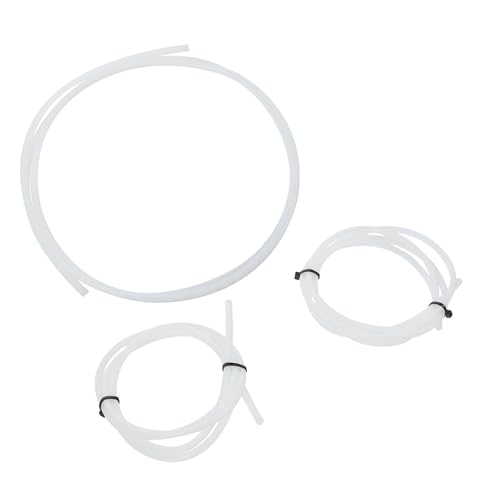 Warmhm 3 Stück Ptfe Filamentschlauchtube Teilig Verschleißfest Drucker Zubehör Reibungsarmes Fördern für Präzise Filamentzufuhr von Warmhm