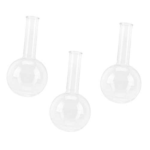 Warmhm 3 Stück Teiliges Labor Kolben und Flachboden Transparent für Chemieexperimente Schulbedarf Leicht Tragbar Beobachtung Flüssigkeiten Warmhm 3 Stück Teiliges Labor Kolben und Flachboden Transparent für Chemieexperimente Schulbedarf Leicht Tragbar Beobachtung Flüssigkeiten von Warmhm