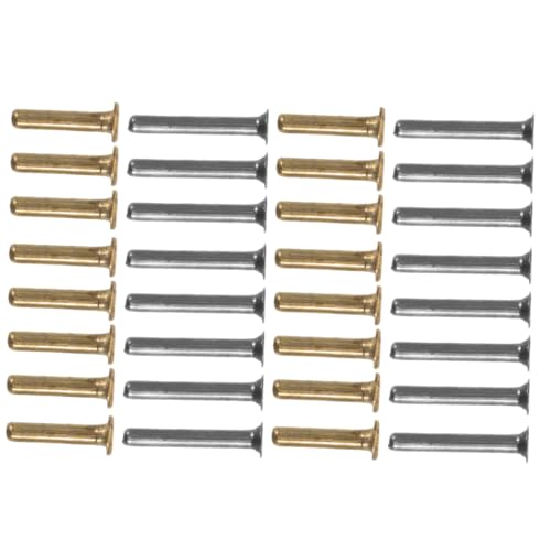 Warmhm 32 Stück Teiliges Regenschirm Reparaturset mit Wasserdichten Metallnieten Kompatibel Fach Faltbare Schirmstreben Langlebige Verbindungselemente zur Rahmenreparatur und von Warmhm