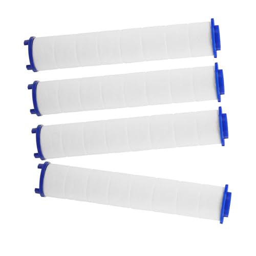 Warmhm 4 Stück Filterfilterelement Duschfilter Ersatzfilter Hartwasserfilter für die Dusche Ersatz Duschwasserfilter Sprinklerfilter Badewanne wasserfilter Professioneller Badfilter pp von Warmhm