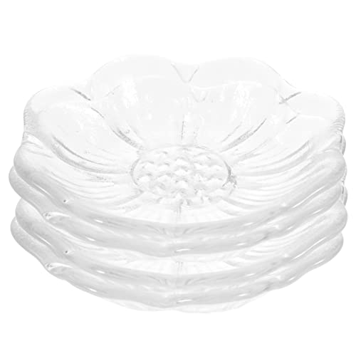 Warmhm 4stücke Klarglas Tee Untertasse Untersetzer Für Tee Tassen Matten Untertassen Küchentischdekor Warmhm 4stücke Klarglas Tee Untertasse Untersetzer Für Tee Tassen Matten Untertassen Küchentischdekor von Warmhm