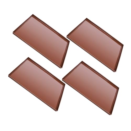 Warmhm 4 Stück Silikon-pad Backen Ofen Weiß Tablett Entleeren Mehrere Hitze Dörrgerät Für Trocknermatten Dehydrator Silikonpad Dörrfutter Silikonmatte Kieselgel Coffee von Warmhm