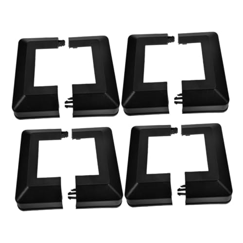 Warmhm 4 Stück Teiliges Kunststoff Endkappen für Vierkantrohre Split Post Base Abdeckkappen für Geländer und Zaunpfosten Witterungsbeständig Schraubenverdeckend Einfach zu Montieren Warmhm 4 Stück Teiliges Kunststoff Endkappen für Vierkantrohre Split Post Base Abdeckkappen für Geländer und Zaunpfosten Witterungsbeständig Schraubenverdeckend Einfach zu Montieren von Warmhm