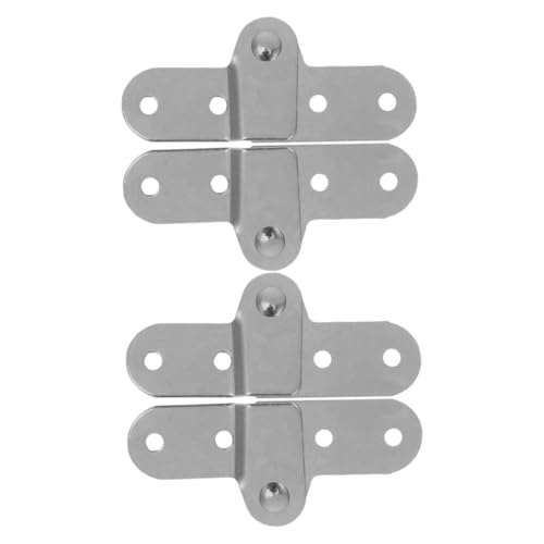 Warmhm 4 Stück Teiliges Metall Scharnier Ersatz für Möbel Klappbare Scharniere für Falt Tische und Stehleitern Einfache Installation Leise Funktionalität Robust und Tragbar Warmhm 4 Stück Teiliges Metall Scharnier Ersatz für Möbel Klappbare Scharniere für Falt Tische und Stehleitern Einfache Installation Leise Funktionalität Robust und Tragbar von Warmhm