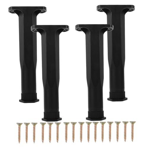 Warmhm 4 Stück Teiliges Möbelstützfuß Robustem Kunststoff Höhenverstellbar mit Schrauben Verstellbare Möbelbeine für Bettrahmen Schränke Tische und Unebene Böden Inklusive Warmhm 4 Stück Teiliges Möbelstützfuß Robustem Kunststoff Höhenverstellbar mit Schrauben Verstellbare Möbelbeine für Bettrahmen Schränke Tische und Unebene Böden Inklusive von Warmhm