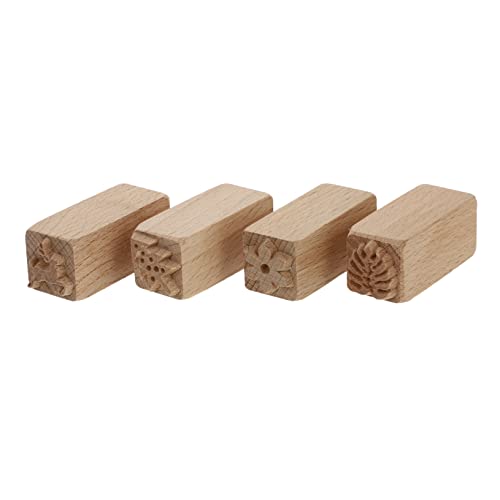 Warmhm 4 Stück Teiliges Set Weihnachts Bäckerei Stempel aus Buchenholz Quadratische Prägeformen mit Blume Tanne und Geeignet für Gebäck Kekse Desserts DIY Backen Warmhm 4 Stück Teiliges Set Weihnachts Bäckerei Stempel aus Buchenholz Quadratische Prägeformen mit Blume Tanne und Geeignet für Gebäck Kekse Desserts DIY Backen von Warmhm