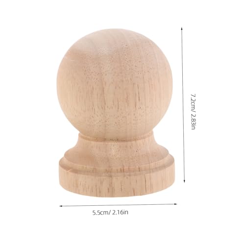 Warmhm 4 Stück Teiliges Ungefertigter Holzvorhangknöpfe Solide Holz Dekor Endstücke mit Römischem Säulendesign Gelblich für Weinschränke Möbel Schränke Europäischer Stil Warmhm 4 Stück Teiliges Ungefertigter Holzvorhangknöpfe Solide Holz Dekor Endstücke mit Römischem Säulendesign Gelblich für Weinschränke Möbel Schränke Europäischer Stil von Warmhm
